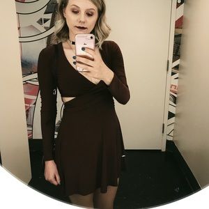 Cutout mini dress